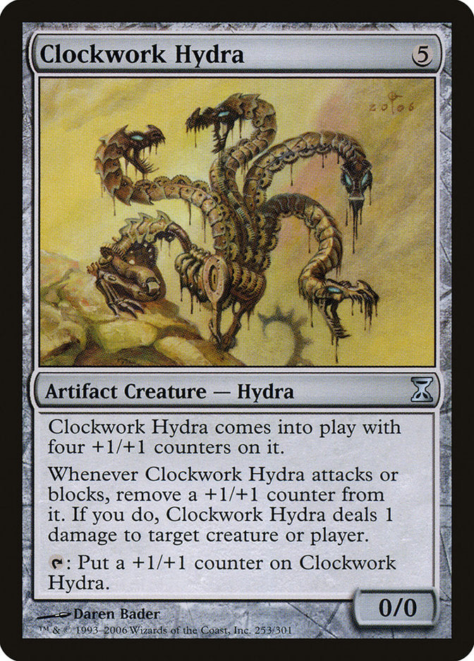 Clockwork Hydra [Time Spiral] | Golgari Games