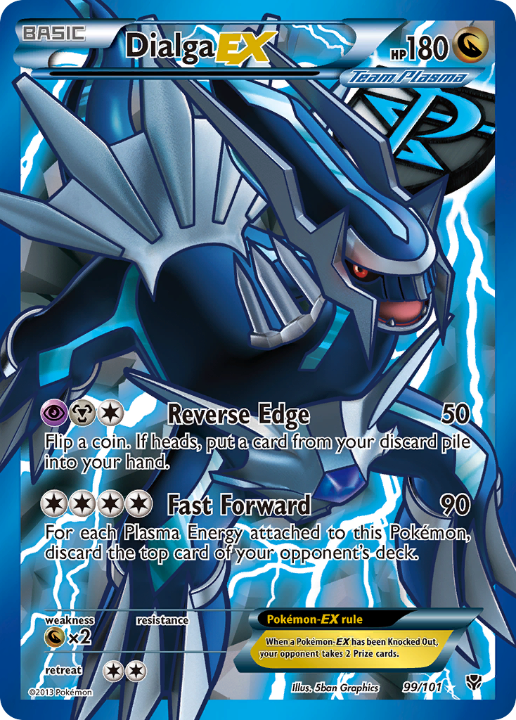 Dialga EX (99/101) [Black & White: Plasma Blast] | Golgari Games