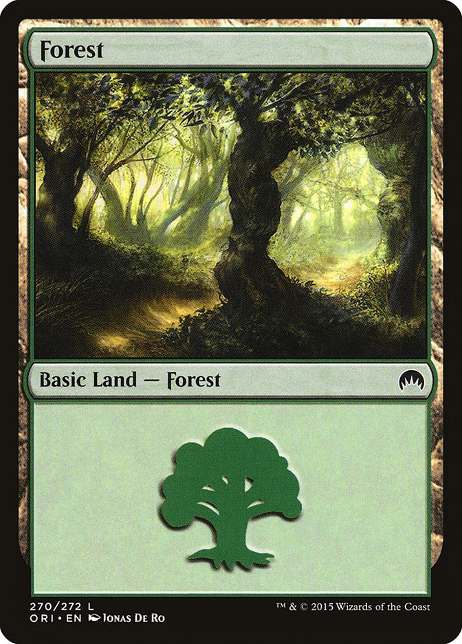 Forest (270) [Magic Origins] | Golgari Games