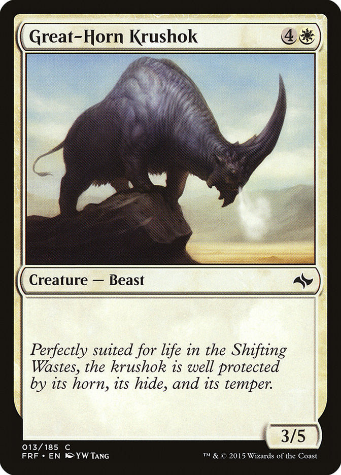 Great-Horn Krushok [Fate Reforged] | Local Legends