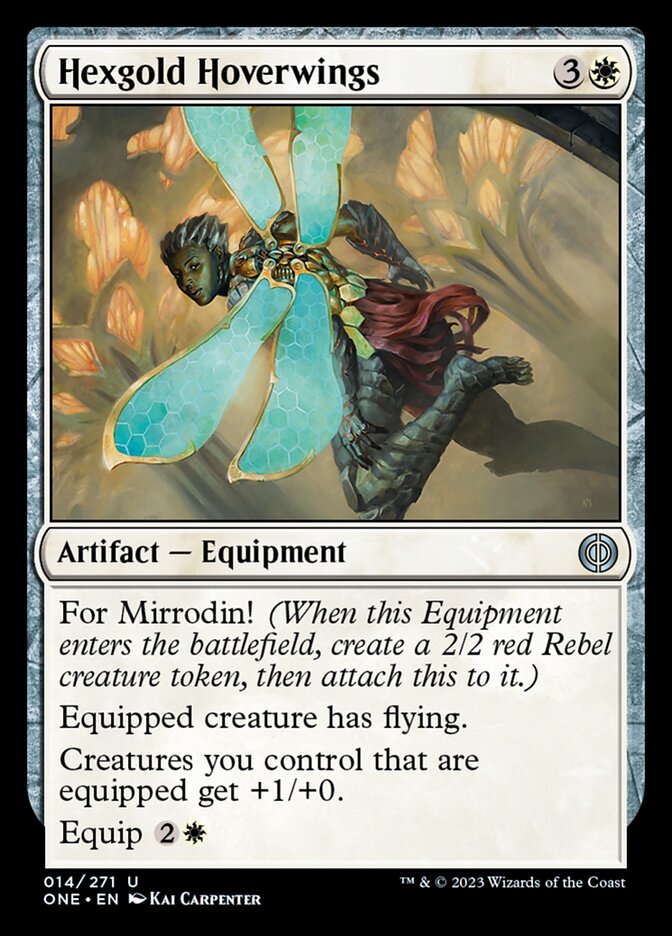 Hexgold Hoverwings [Phyrexia: All Will Be One] | Local Legends