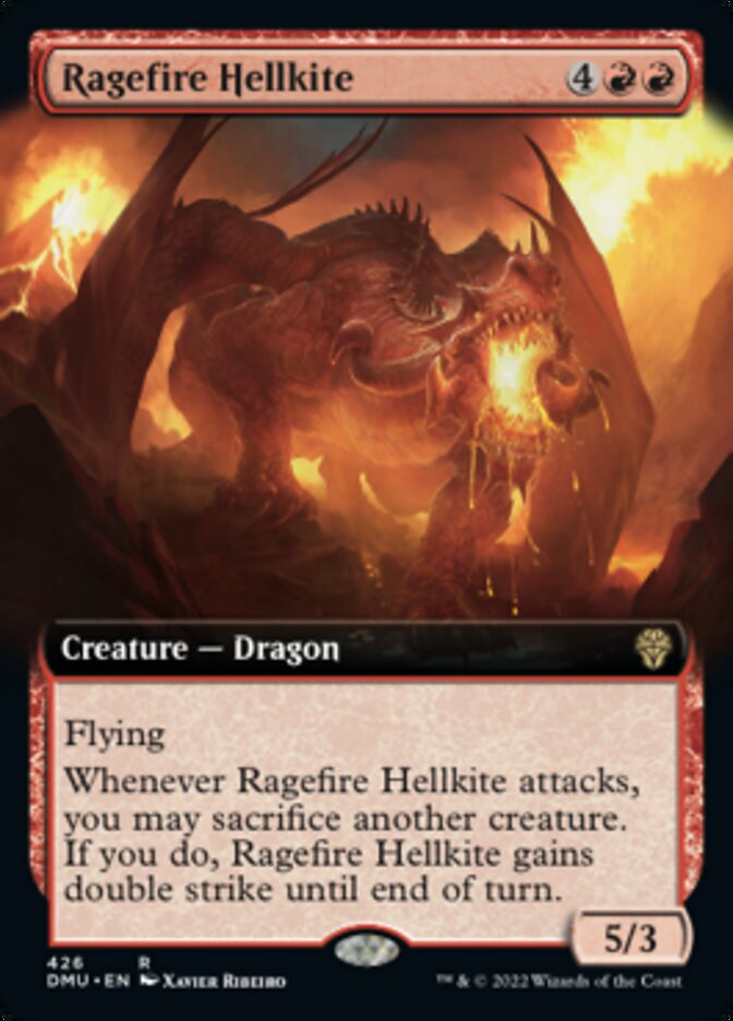 Ragefire Hellkite (Extended Art) [Dominaria United] | Local Legends