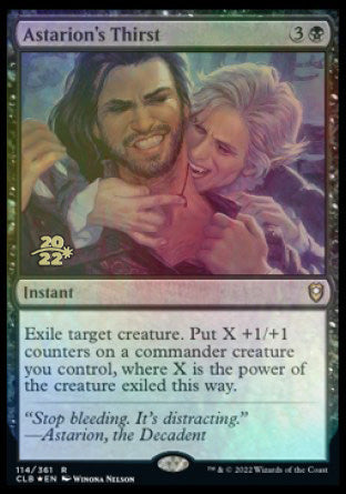 Astarion's Thirst [Commander Legends: Battle for Baldur's Gate Prerelease Promos] | Local Legends