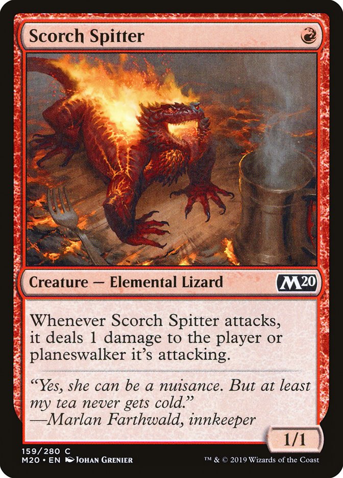 Scorch Spitter [Core Set 2020] | Golgari Games