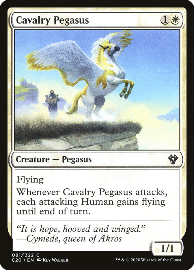 Cavalry Pegasus [Commander 2020] | Golgari Games