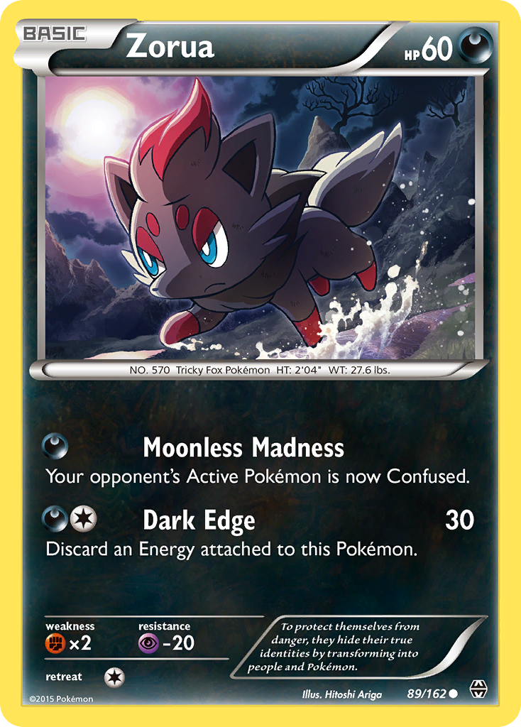 Zorua (89/162) [XY: BREAKthrough] | Golgari Games