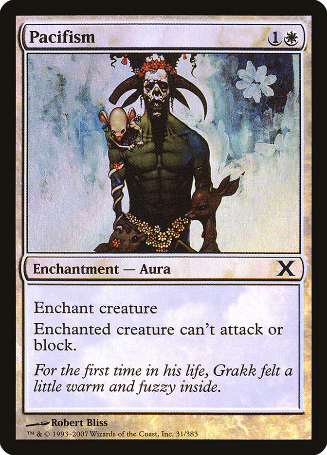 Pacifism (Premium Foil) [Tenth Edition] | Local Legends