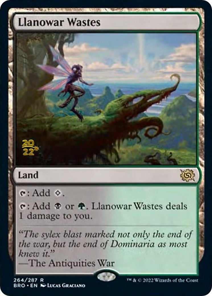 Llanowar Wastes [The Brothers' War: Prerelease Promos] | Local Legends