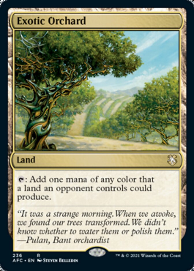 Exotic Orchard [Dungeons & Dragons: Adventures in the Forgotten Realms Commander] | Local Legends