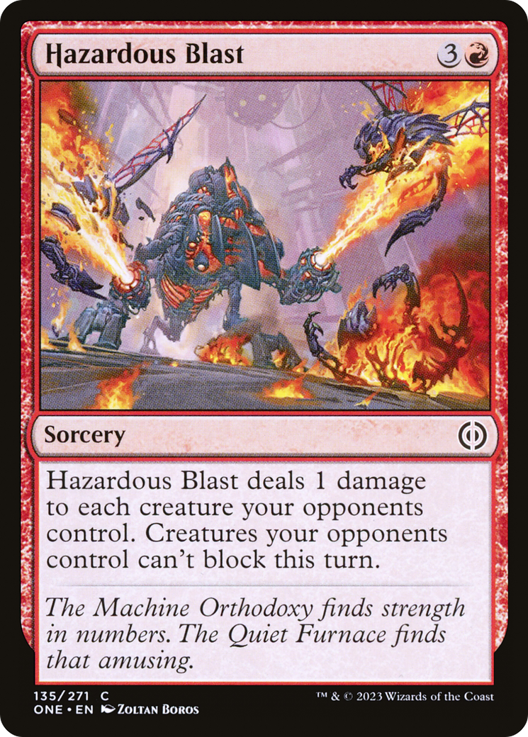 Hazardous Blast [Phyrexia: All Will Be One] | Local Legends
