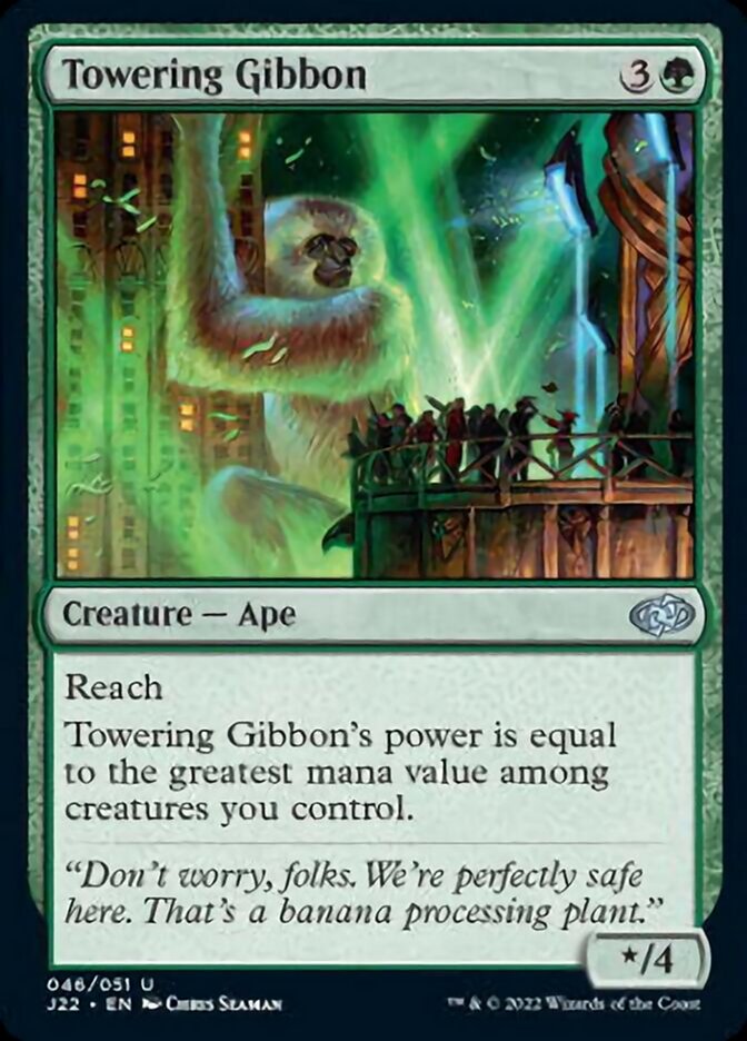 Towering Gibbon [Jumpstart 2022] | Golgari Games