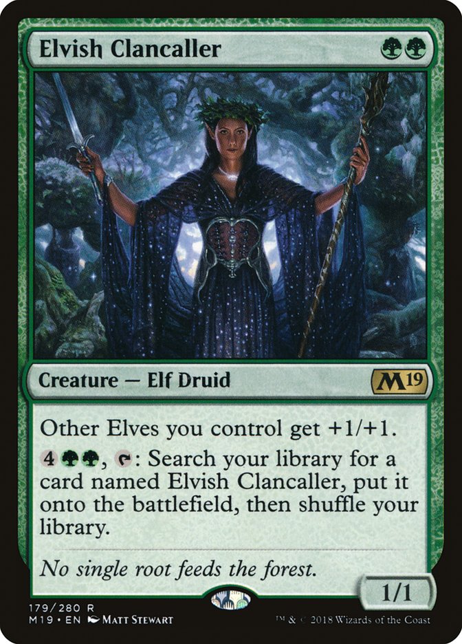 Elvish Clancaller [Core Set 2019] | Golgari Games