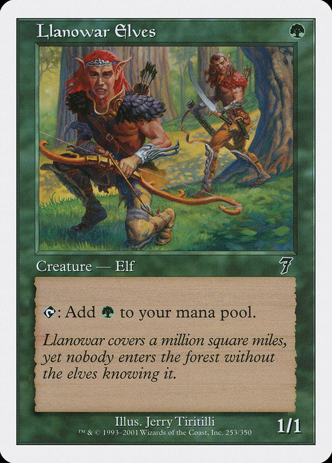 Llanowar Elves [Seventh Edition] | Local Legends
