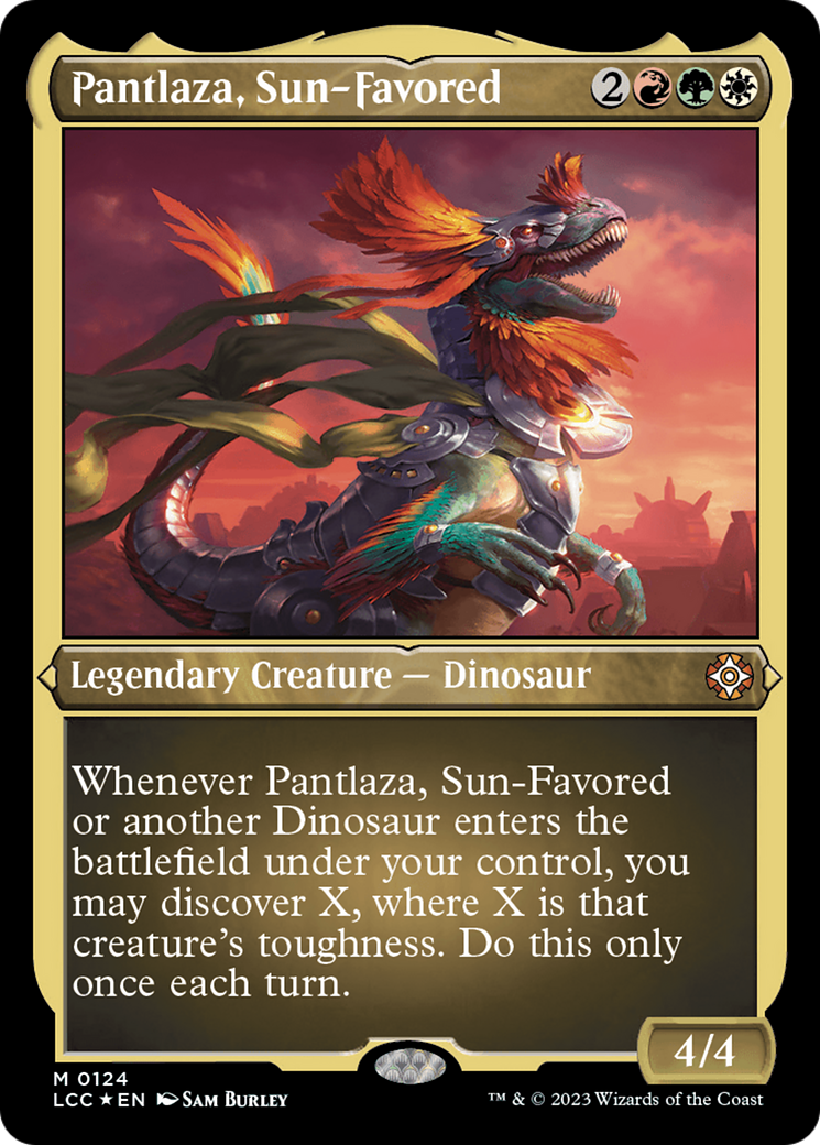 Pantlaza, Sun-Favored (Display Commander) [The Lost Caverns of Ixalan Commander] | Local Legends