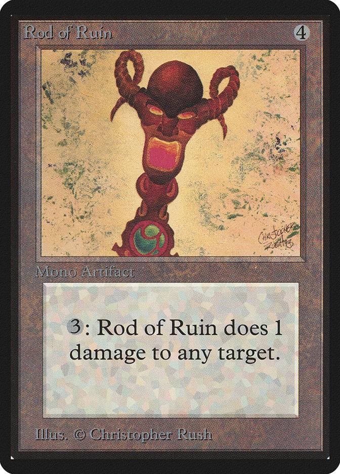 Rod of Ruin [Beta Edition] | Golgari Games