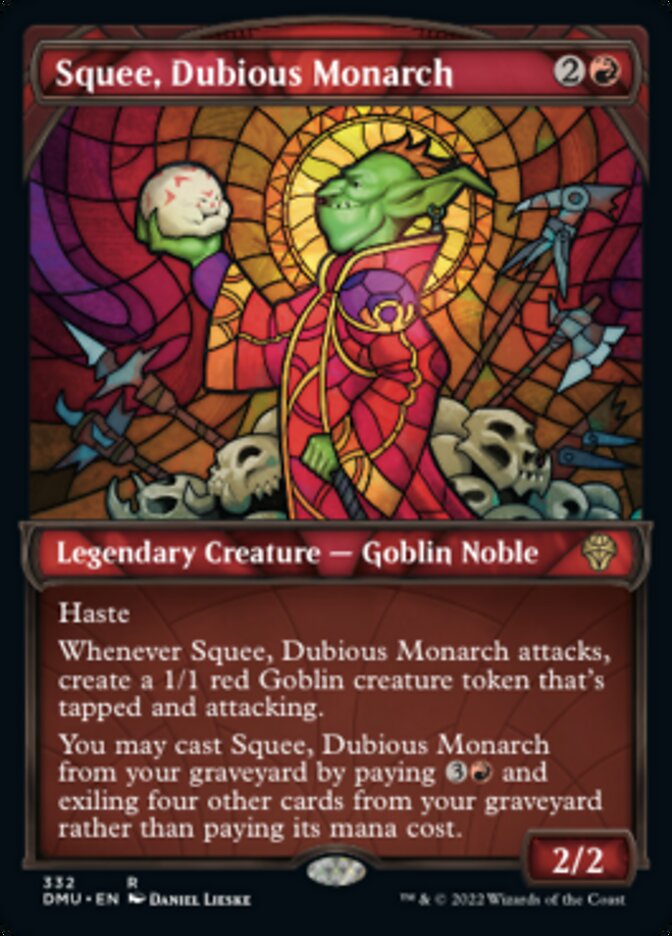 Squee, Dubious Monarch (Showcase Textured) [Dominaria United] | Golgari Games