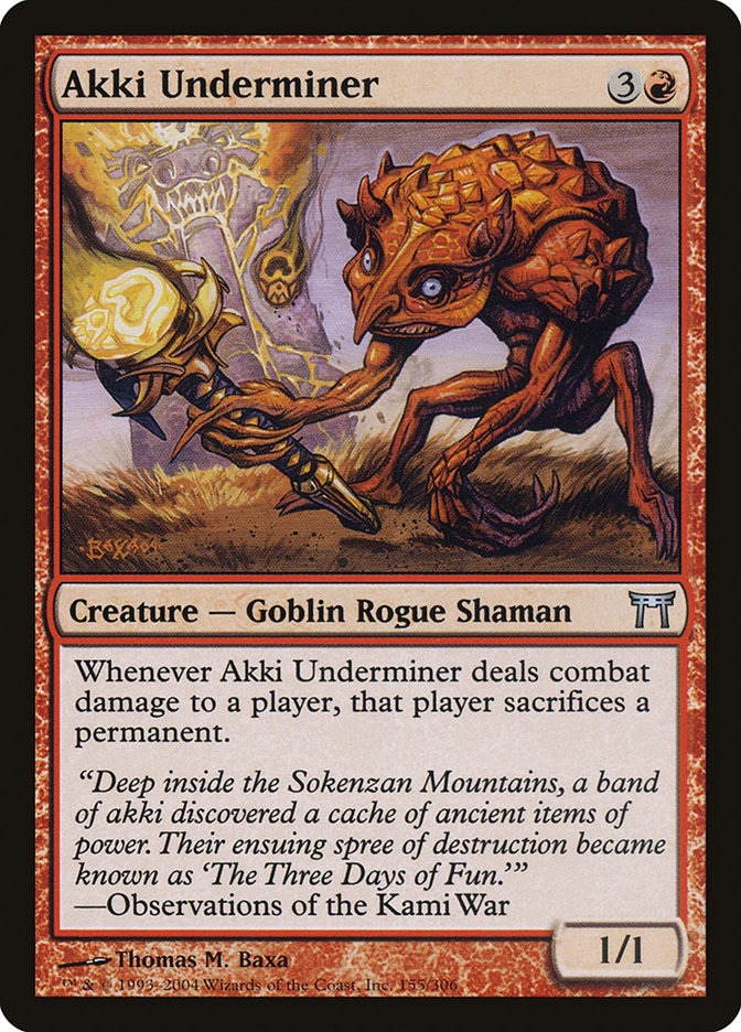 Akki Underminer [Champions of Kamigawa] | Local Legends