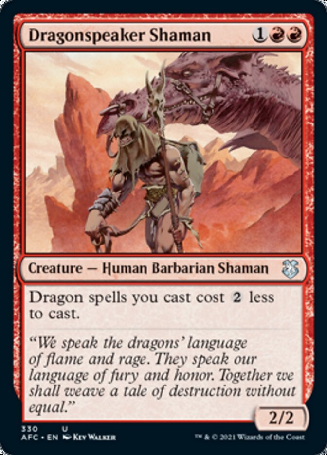 Dragonspeaker Shaman [Dungeons & Dragons: Adventures in the Forgotten Realms Commander] | Local Legends