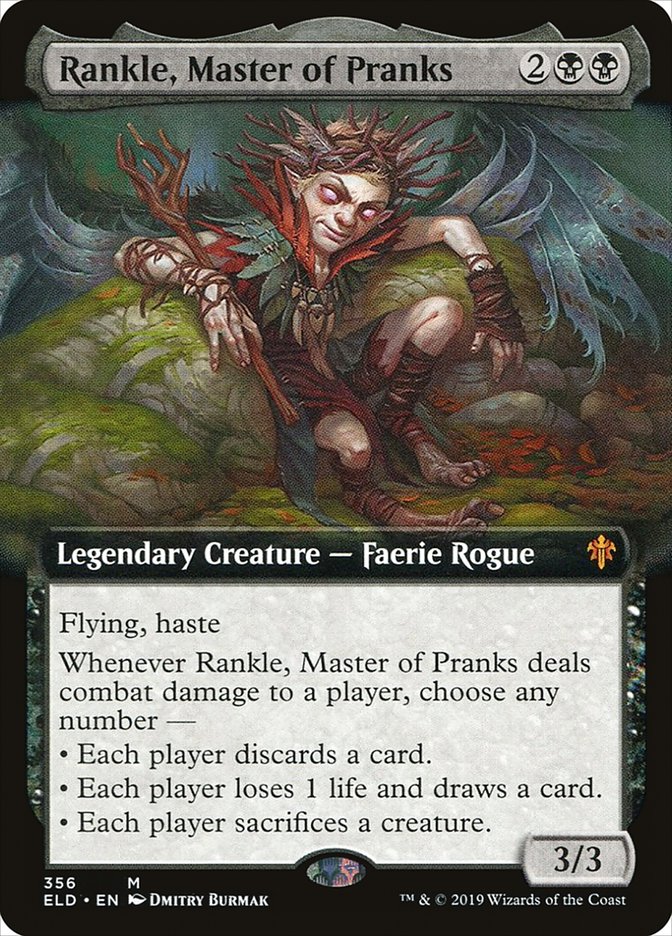 Rankle, Master of Pranks (Extended Art) [Throne of Eldraine] | Local Legends