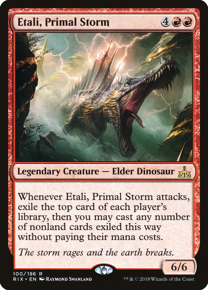 Etali, Primal Storm [Rivals of Ixalan] | Golgari Games