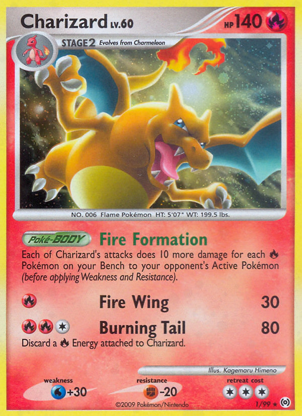 Charizard (1/99) [Platinum: Arceus] | Golgari Games