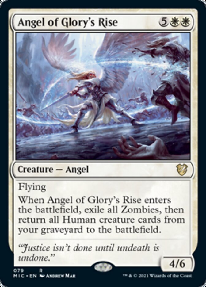 Angel of Glory's Rise [Innistrad: Midnight Hunt Commander] | Golgari Games