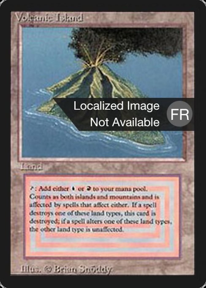 Volcanic Island [Foreign Black Border] | Golgari Games