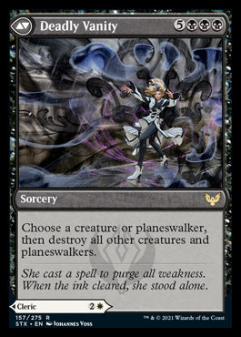 Selfless Glyphweaver // Deadly Vanity [Strixhaven: School of Mages] | Local Legends