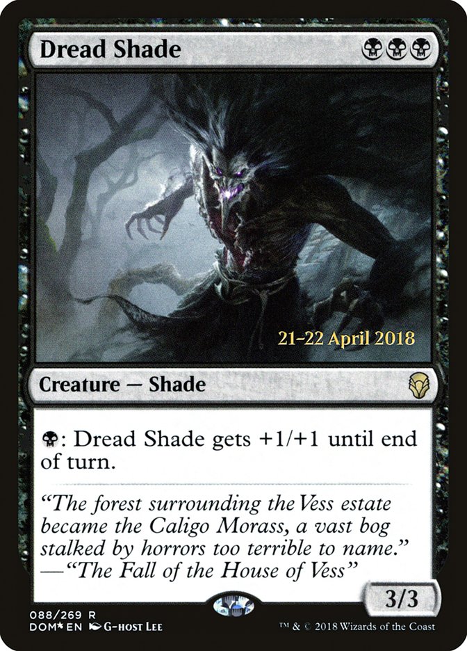 Dread Shade [Dominaria Prerelease Promos] | Golgari Games