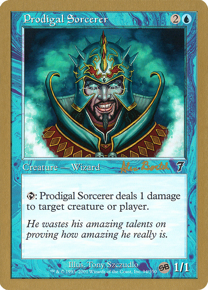 Prodigal Sorcerer (Alex Borteh) (SB) [World Championship Decks 2001] | Golgari Games