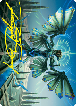 Tanazir Quandrix Art Card (Gold-Stamped Signature) [Strixhaven: School of Mages Art Series] | Local Legends