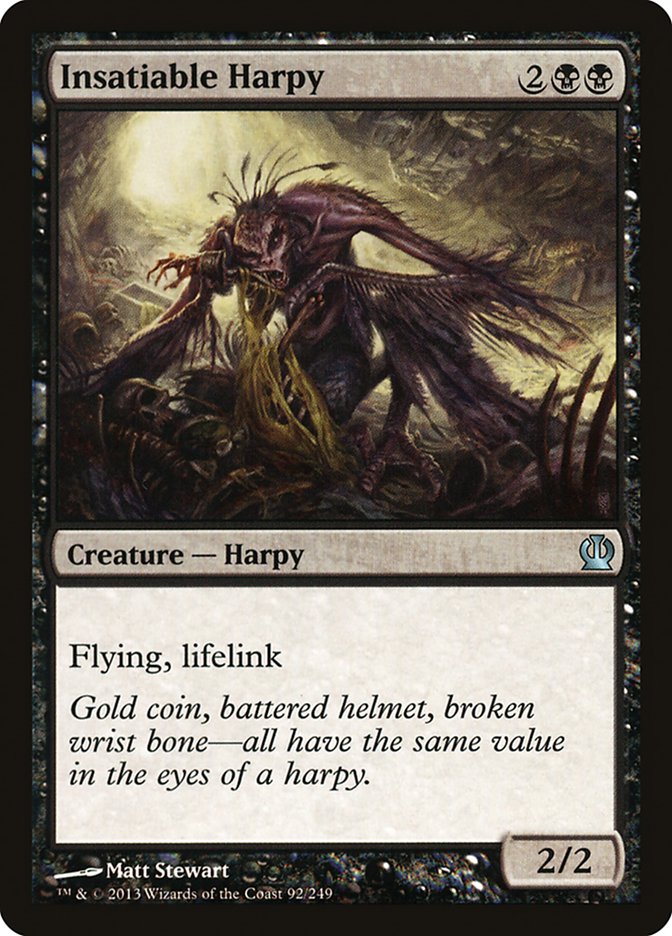 Insatiable Harpy [Theros] | Golgari Games