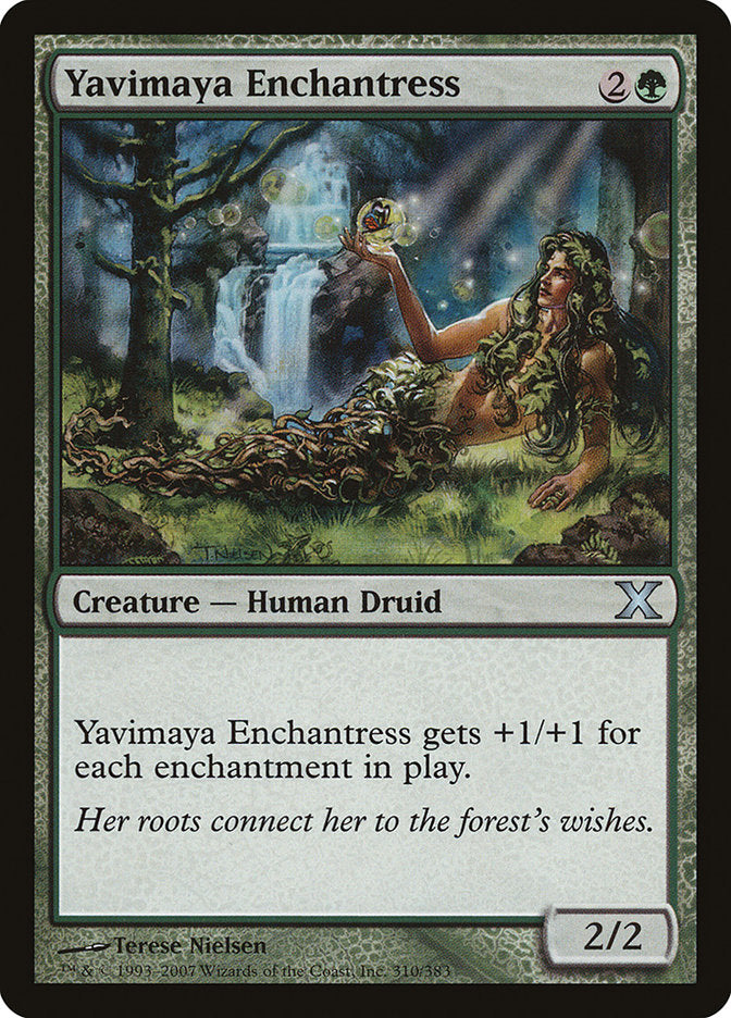 Yavimaya Enchantress [Tenth Edition] | Golgari Games