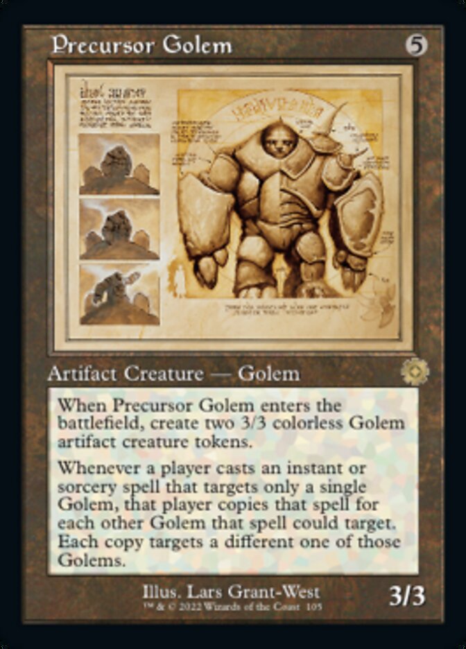 Precursor Golem (Retro Schematic) [The Brothers' War Retro Artifacts] | Local Legends