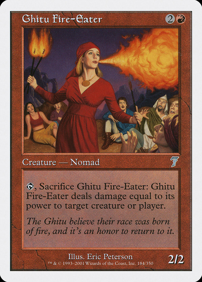 Ghitu Fire-Eater [Seventh Edition] | Golgari Games