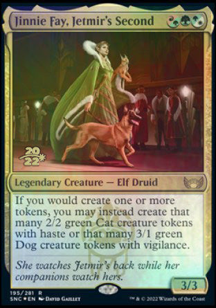 Jinnie Fay, Jetmir's Second [Streets of New Capenna Prerelease Promos] | Local Legends