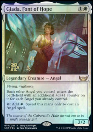Giada, Font of Hope [Streets of New Capenna Prerelease Promos] | Local Legends