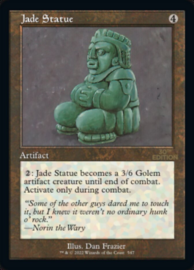 Jade Statue (Retro) [30th Anniversary Edition] | Local Legends