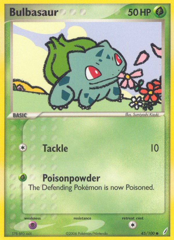 Bulbasaur (45/100) [EX: Crystal Guardians] | Golgari Games