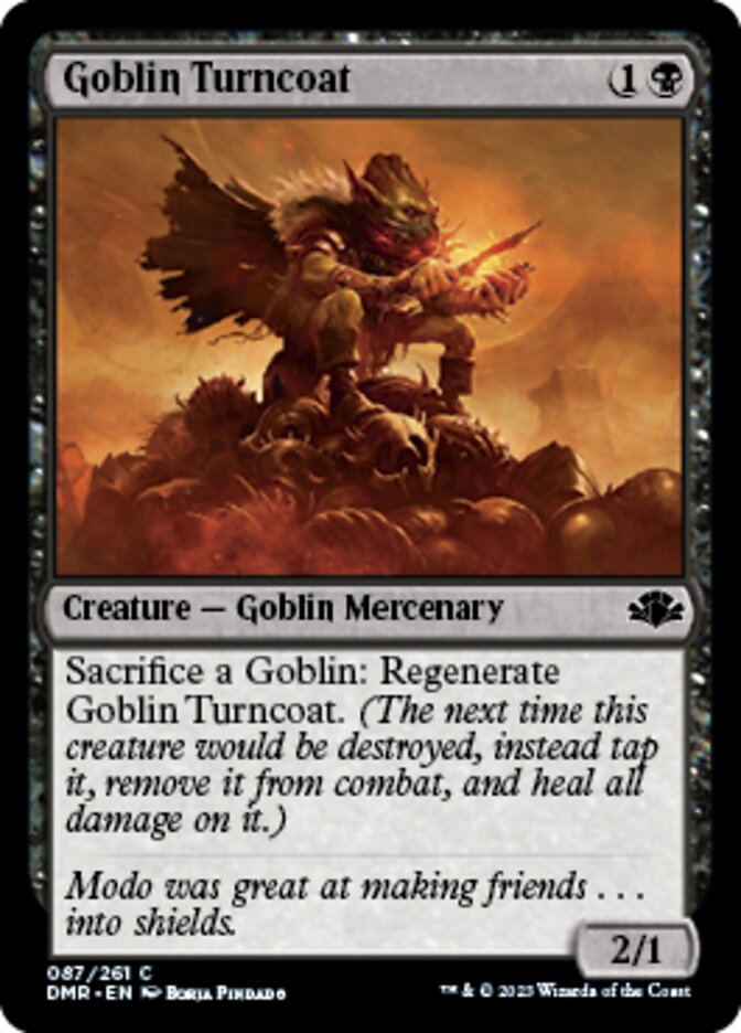 Goblin Turncoat [Dominaria Remastered] | Golgari Games