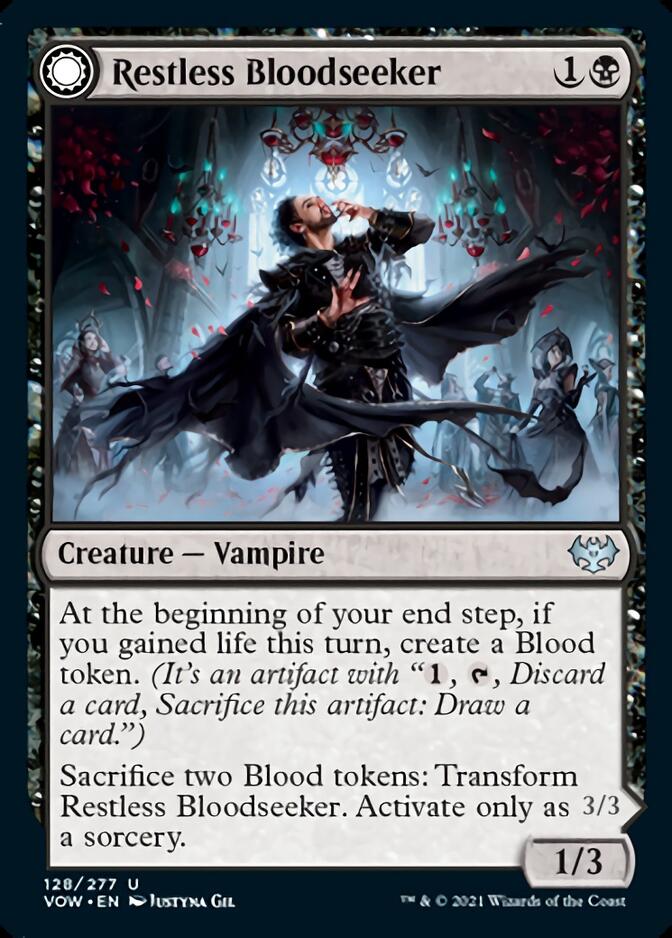 Restless Bloodseeker // Bloodsoaked Reveler [Innistrad: Crimson Vow] | Local Legends