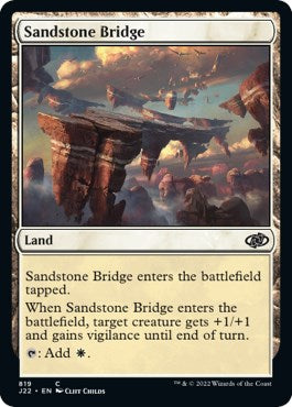 Sandstone Bridge [Jumpstart 2022] | Golgari Games