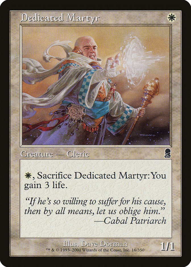 Dedicated Martyr [Odyssey] | Golgari Games