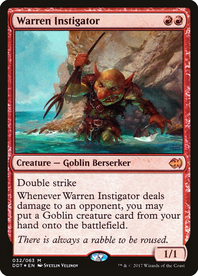 Warren Instigator [Duel Decks: Merfolk vs. Goblins] | Golgari Games