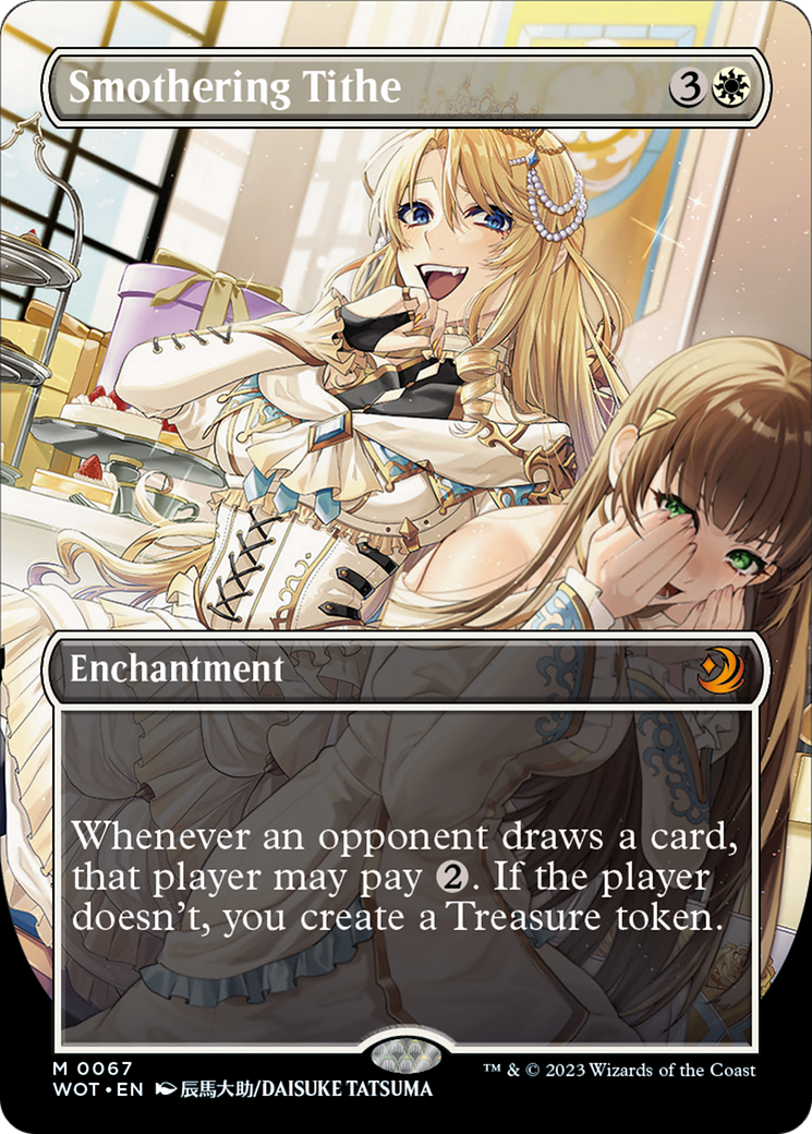 Smothering Tithe (Anime Borderless) [Wilds of Eldraine: Enchanting Tales] | Local Legends