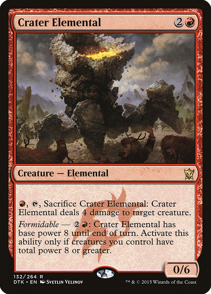 Crater Elemental [Dragons of Tarkir] | Golgari Games