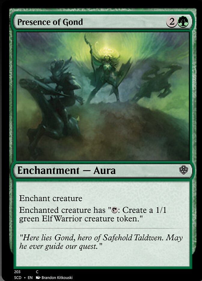 Presence of Gond [Starter Commander Decks] | Local Legends