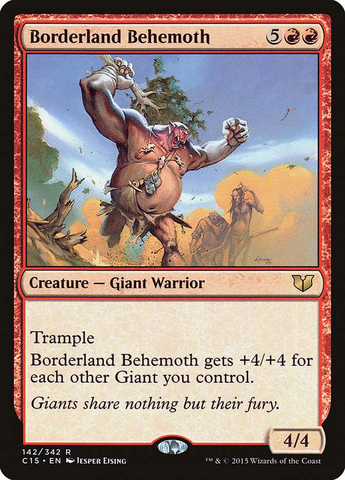 Borderland Behemoth [Commander 2015] | Golgari Games