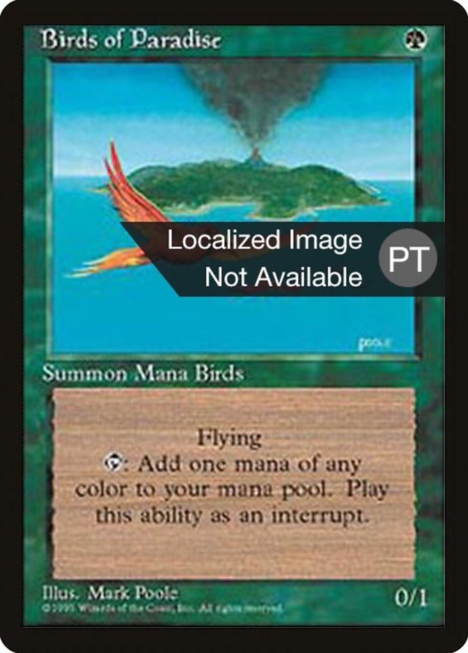 Birds of Paradise [Fourth Edition (Foreign Black Border)] | Local Legends