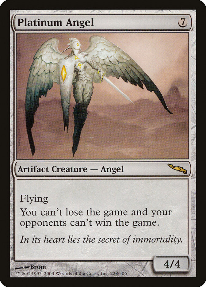 Platinum Angel [Mirrodin] | Local Legends